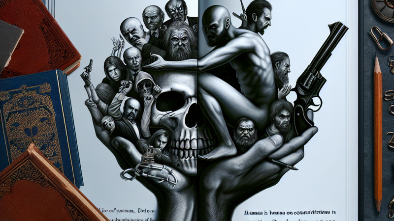 Człowiek - pełen sprzeczności. Analiza pracy domowej na temat Zbrodni i kary, innego tekstu literackiego oraz wybranych kontekstów.