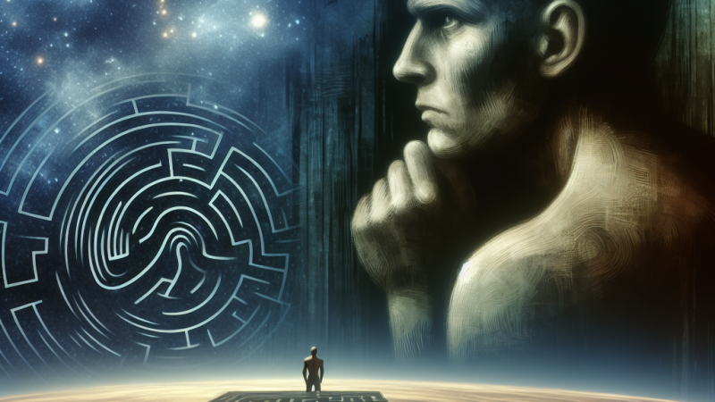 Człowiek jako samotnik zmagający się z losem i poszukujący swojej drogi życiowej