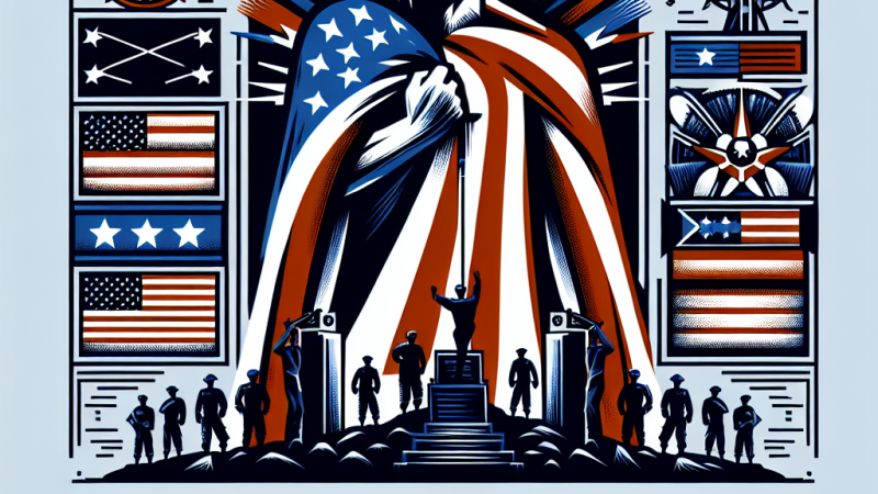 Człowiek poświęcający życie dla ojczyzny.