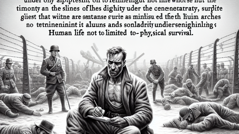 Człowiek szukający ocalenia w czasie wojny w oczach Gustawa Herlinga-Grudzińskiego.