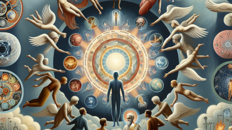 Człowiek w relacji z siłami wyższymi.