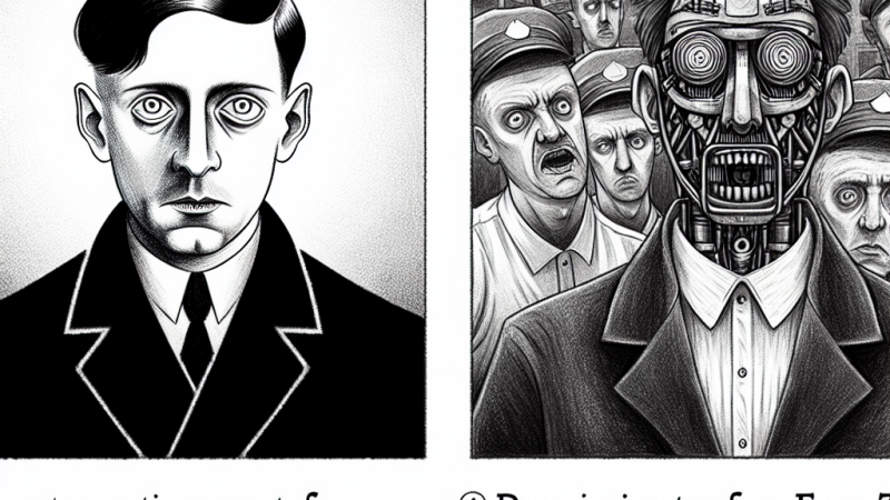 "Człowiek w zderzeniu z systemem". Odwołaj się do "Procesu" Franza Kafki oraz "Roku 1984" Orwell'a.