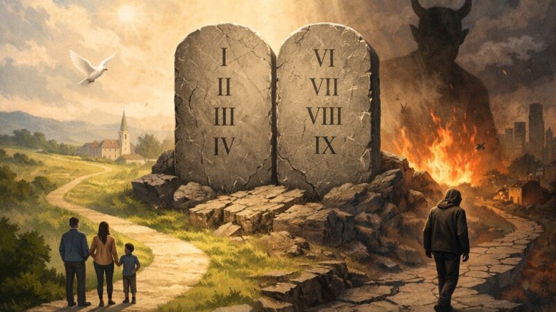 Człowiek wobec Dekalogu: wpływ uniwersalnych zasad moralnych na życie