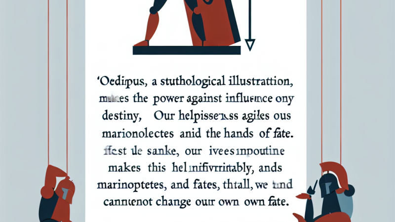 Człowiek wobec losu i przeznaczenia: mit o Edypie.