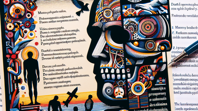 Człowiek wobec śmierci: "Śmierć" Józefa Czechowicza i "Tren V" Jana Kochanowskiego