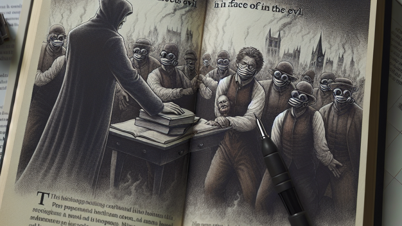 Człowiek wobec zła: bohaterowie "Dżumy" i "Medalionów"