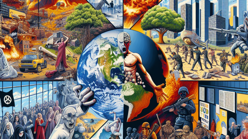 Człowiek współczesny wobec zagrożeń i unicestwionych wartości.