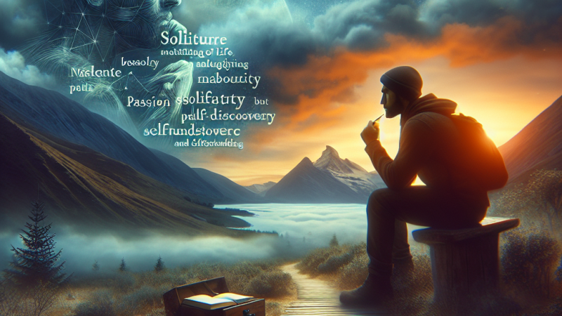 Człowiek zmagający się z losem – samotnik poszukujący swojej drogi życiowej