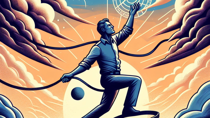 Człowiek zmagający się z losem i poszukający swojej drogi życiowej.