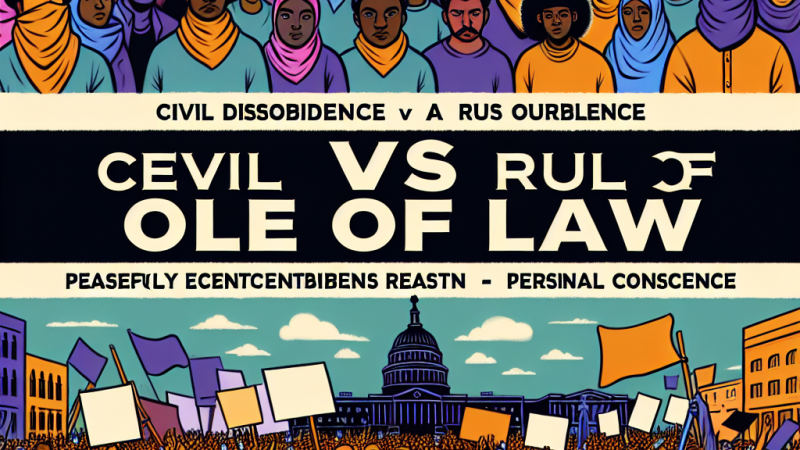 Czy akceptować każde prawo stanowione przez władzę czy usprawiedliwiać obywatelskie nieposłuszeństwo?