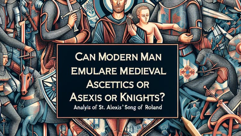 Czy człowiek współczesny może naśladować średniowiecznego ascetę lub rycerza? - Analiza "legendy o św. Aleksym" oraz "Pieśni o Rolandzie"