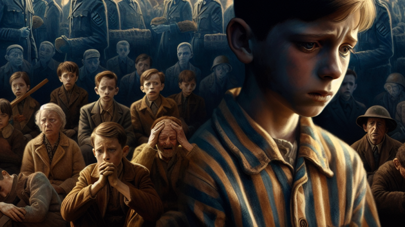 Czy człowiek zniewolony może zachować godność? Odwołaj się do filmu "Chłopiec w pasiastej piżamie" 2008