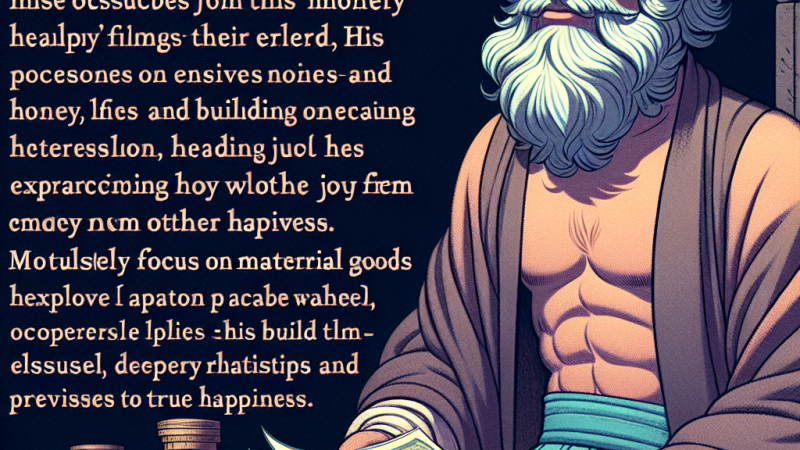 Czy Harpagon mógłby być szczęśliwym człowiekiem?