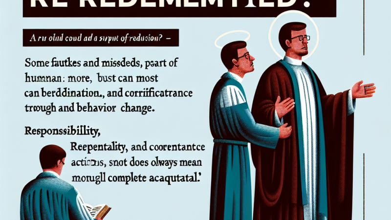 Czy każdą winę da się odkupić?