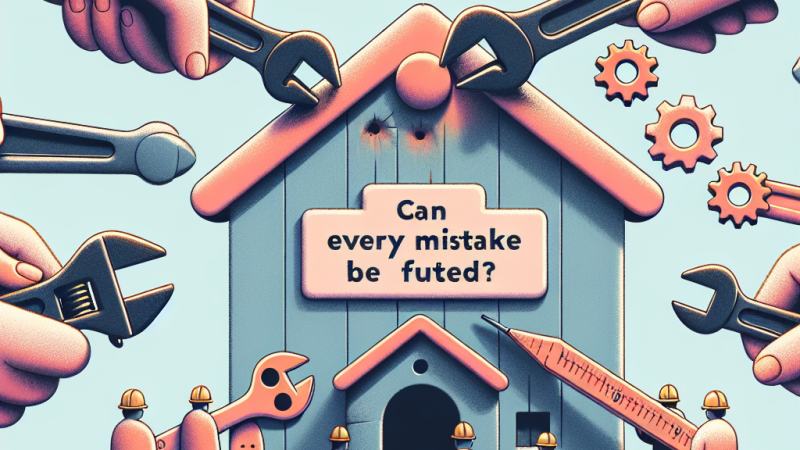 Czy każdy błąd można naprawić?