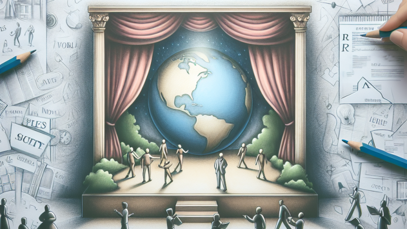 Czy możesz się zgodzić ze stwierdzeniem, że świat to scena, zaś ludzie są aktorami, którzy odgrywają swe role?