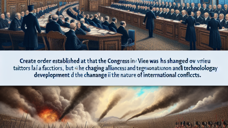 Czy porządek ustanowiony na Kongresie Wiedeńskim zaburzyła dopiero Wojna Krymska?