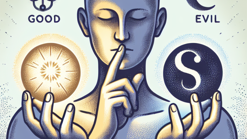 Czy posiadamy wrodzoną umiejętność odróżniania dobra od zła?