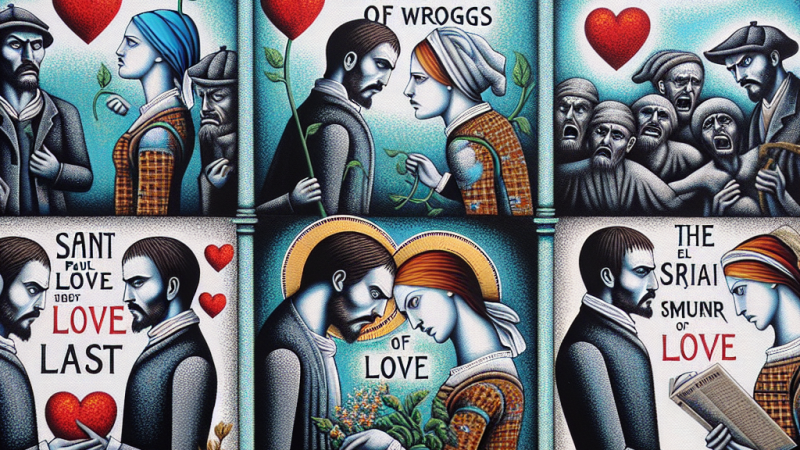 Czy słowa z Hymnu o miłości św. Pawła są trafne? Rozważania na podstawie "Chłopów" i dwóch innych wybranych lektur.