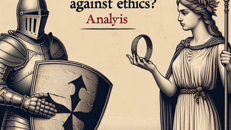 Czy szczególne okoliczności usprawiedliwiają działania niezgodne z etyką? Analiza