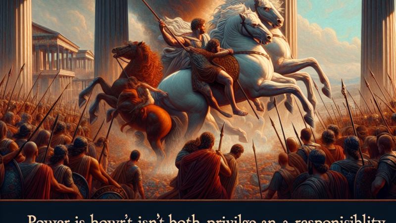 Czy władza to jedynie przywilej? Rozważ problem odwołując się do Odprawy posłów greckich i innego tekstu literackiego i dwóch kontekstów