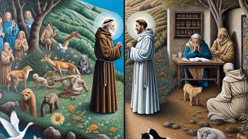 Czyja postawa jest ci bliższa - świętego Franciszka czy świętego Aleksego? Uzasadnij swój wybór.