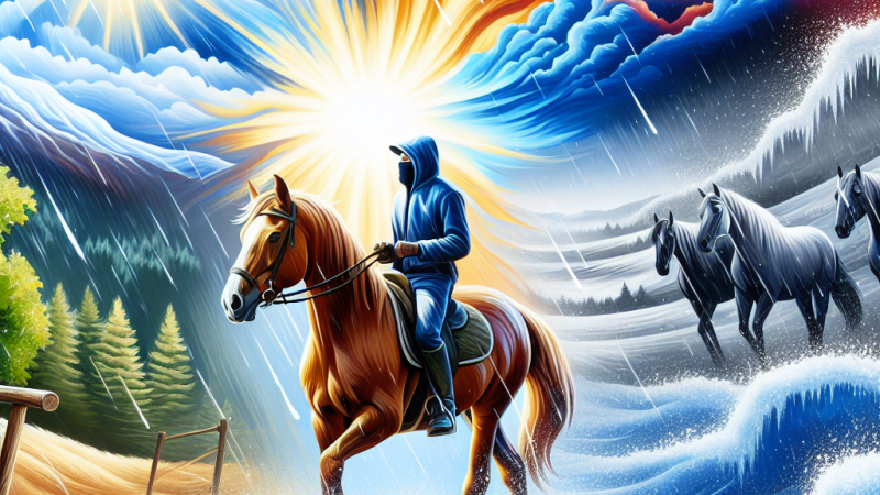 Czym fascynuje mnie jazda konna i dlaczego kocham ją niezależnie od pogody.