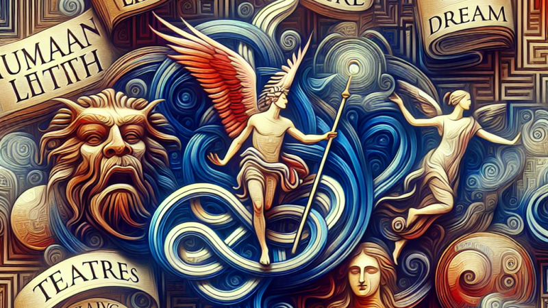 Czym jest życie człowieka – labiryntem, teatrem, snem? – Refleksje na temat różnych literackich sposobów przedstawiania ludzkiego istnienia.