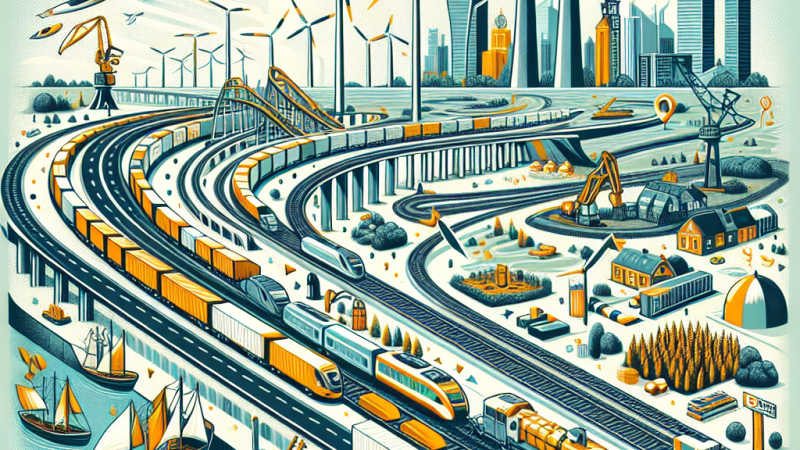 Czynniki rozwoju gospodarczego Polski: Modernizacja infrastruktury drogowej, kolejowej i lotniczej oraz rozwój portów morskich i energetyki.