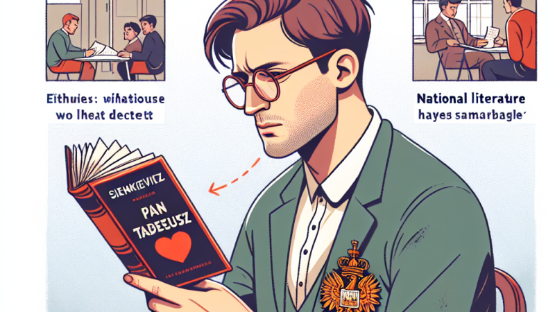 Czytanie sercem: Skawiński podczas lektury „Pana Tadeusza”