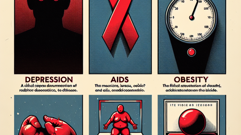 Depresja, AIDS i otyłość: objawy, przyczyny, leczenie, profilaktyka, statystyki i grupy ryzyka.