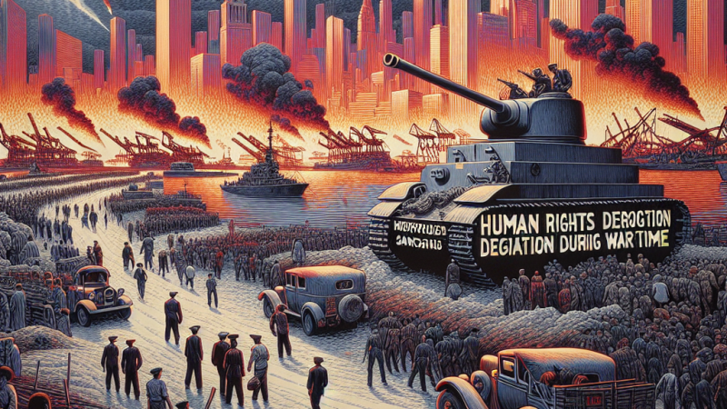 Derogacja praw człowieka w stanie wojennym