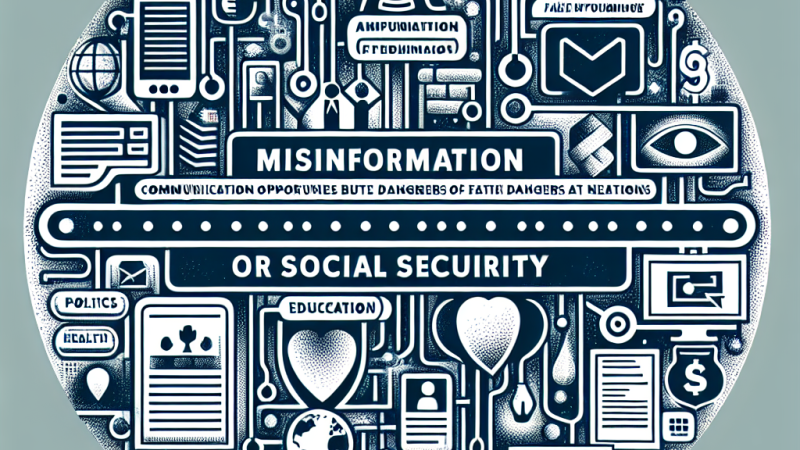 Dezinformacja i fake newsy jako zagrożenie dla bezpieczeństwa społecznego.