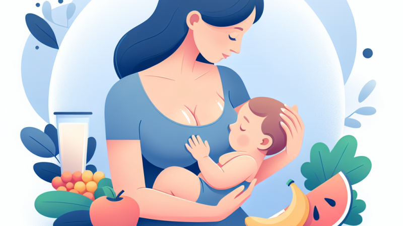 Dieta i pozycje podczas karmienia piersią.