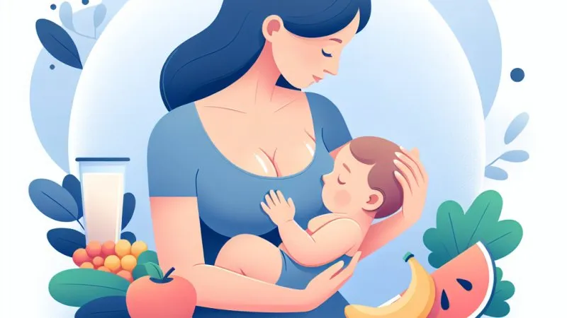 Dieta i pozycje podczas karmienia piersią.