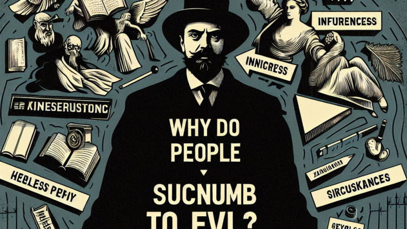 Dlaczego ludzie ulegają złu?