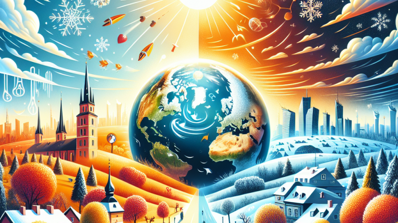 Dlaczego temperatura w Polsce zmienia się w skali roku? Czy na całym świecie tak jest? Co o tym decyduje?" - Zmienność temperatury w Polsce i na świecie: przyczyny i skutki.