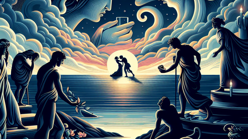 Do jakiej sytuacji odwołuje się autor obrazu "Orfeusz wyprowadzający Eurydykę z podziemi"? Uzasadnienie na podstawie mitu