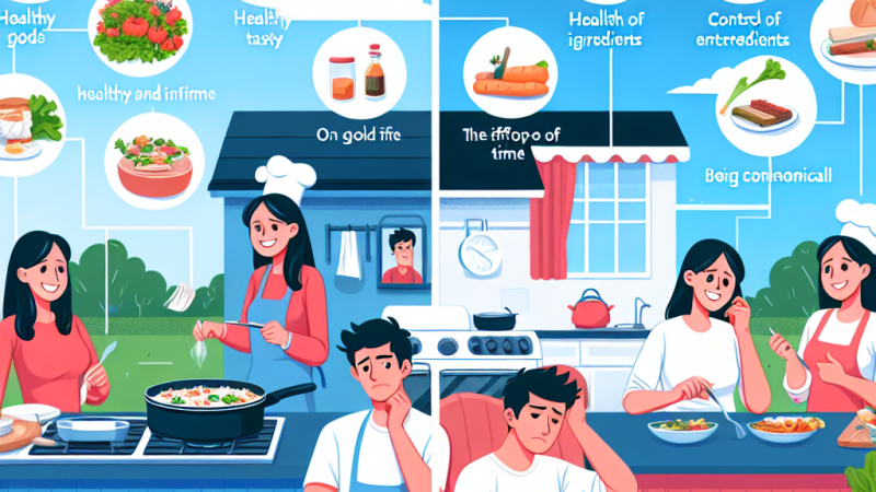 Dobre i złe strony przygotowywania posiłków w domu