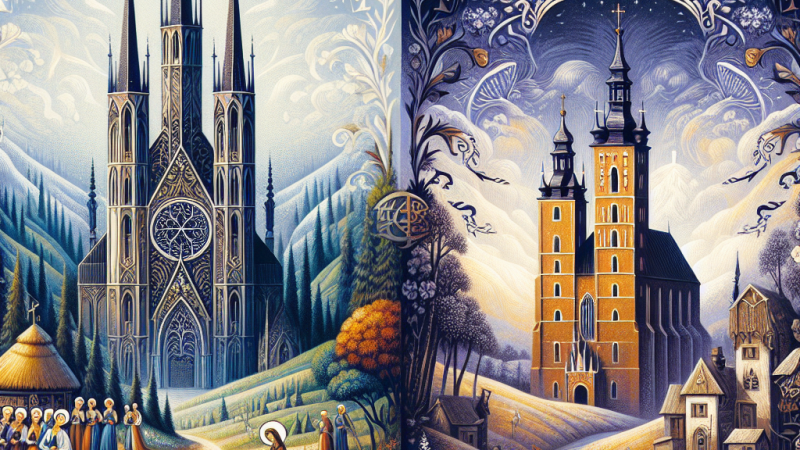 Dokonaj porównania "Bogurodzicy" i "Lamentu świętokrzyskiego”