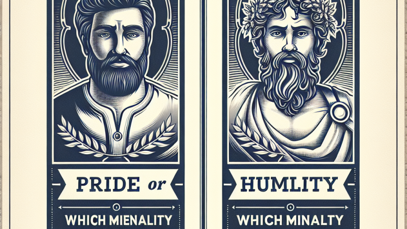 Duma czy pokora? Która z postaw przynosi większe skutki w działaniach na rzecz zbiorowości?