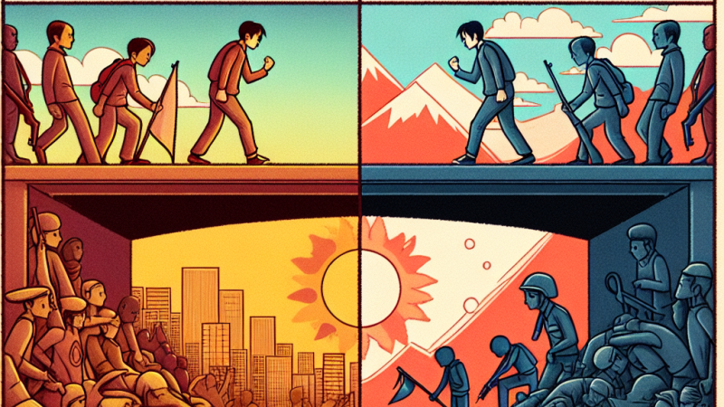 Działanie i odpowiedzialność, a bierność i obojętność. Postawy człowieka wobec spraw narodowych i społecznych jego czasów.