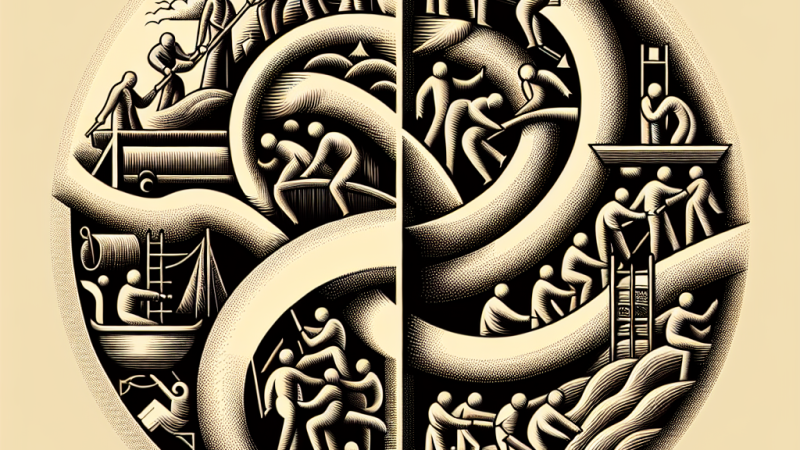 Działanie w pojedynkę a współpraca z innymi - analiza na przykładzie "Potopu" Henryka Sienkiewicza, innych lektur obowiązkowych oraz wybranych kontekstów