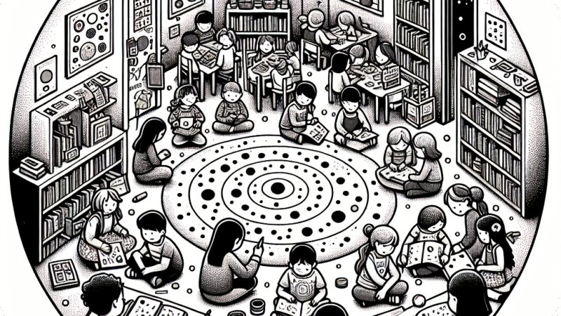 Dzień Kropki: Spotkanie z Uczniami Klasy Drugiej w Gminnej Bibliotece