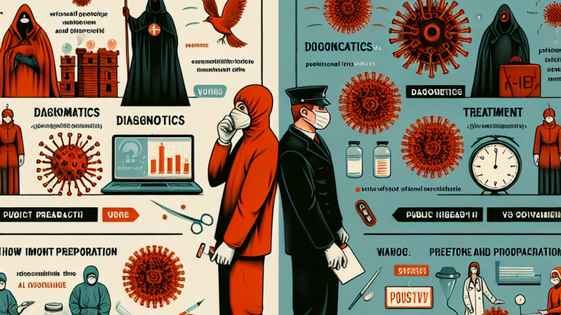 Dżuma, a koronawirus.