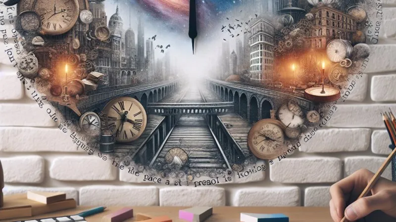 "Epoki mijają jak ruchome piaski - miejsce, w którym stoimy teraz, nie jest tym samym miejscem co poprzednio. Rozważ jaka rolę w kreacji świata przedstawionego odgrywają czas i przestrzeń.