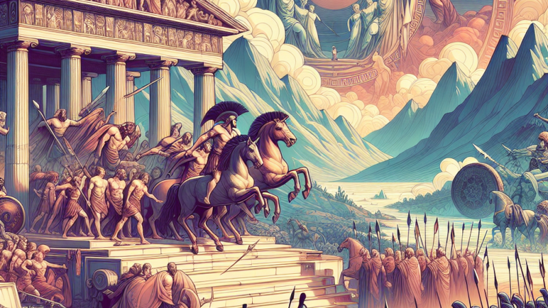 Epos homerycki- wyznaczniki i historia gatunku, omówienie treści „Iliady” Homera.