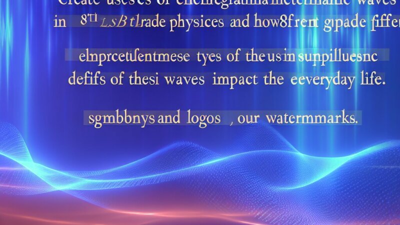 Fale elektromagnetyczne w fizyce klasy 8: Zastosowanie fal elektromagnetycznych