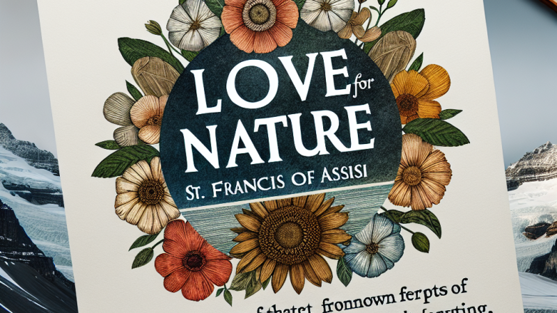 Franciszkańska idea umiłowania natury. Omów zagadnienie na podstawie znanych Ci fragmentów Kwiatków świętego Franciszka z Asyżu. W swojej odpowiedzi uwzględnij również wybrany kontekst.