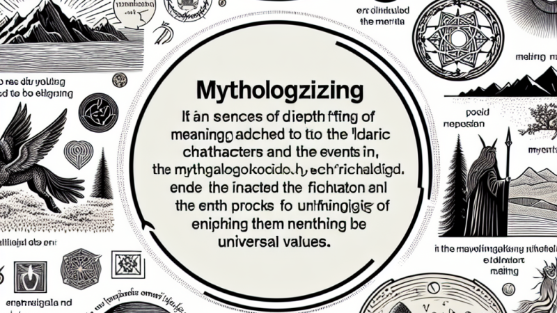 Funkcja mitologizacji świata przedstawionego w utworze literackim